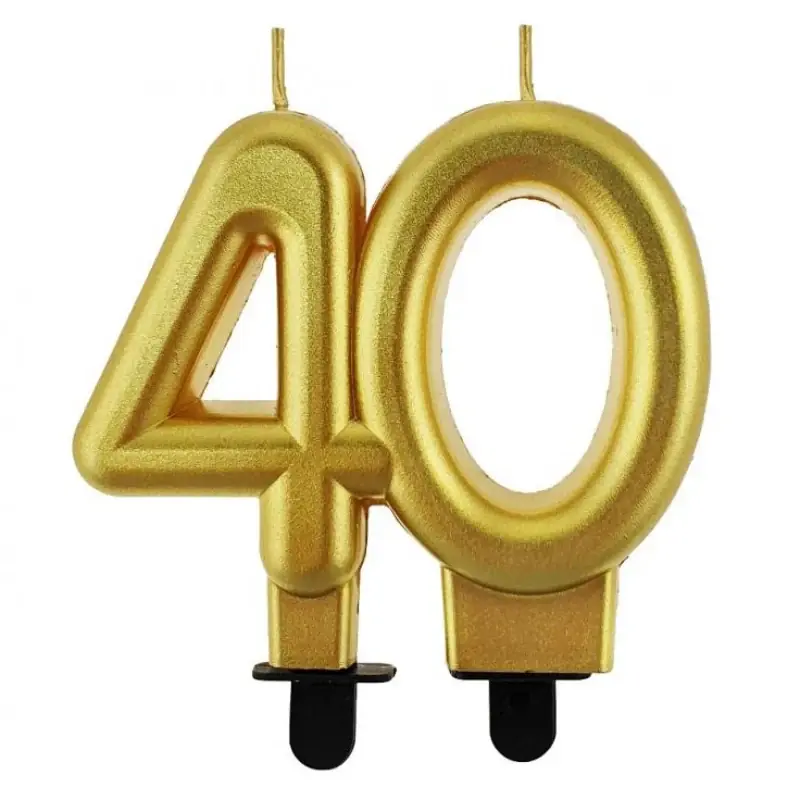 Guld kagelys - 40 år. - Netop ankommet